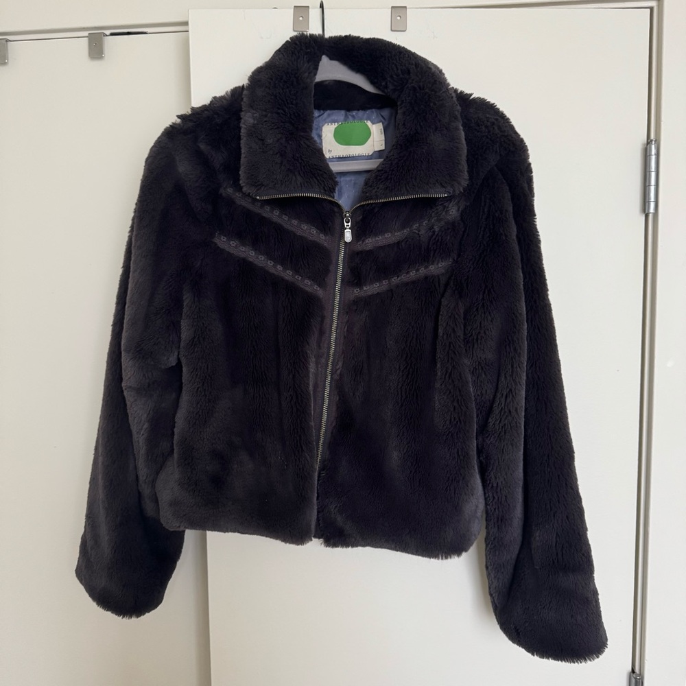 Anthropologie Faux Fur Jacket